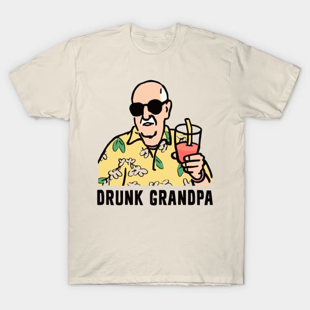 Drunk Grandpa T-Shirt by DankFutura